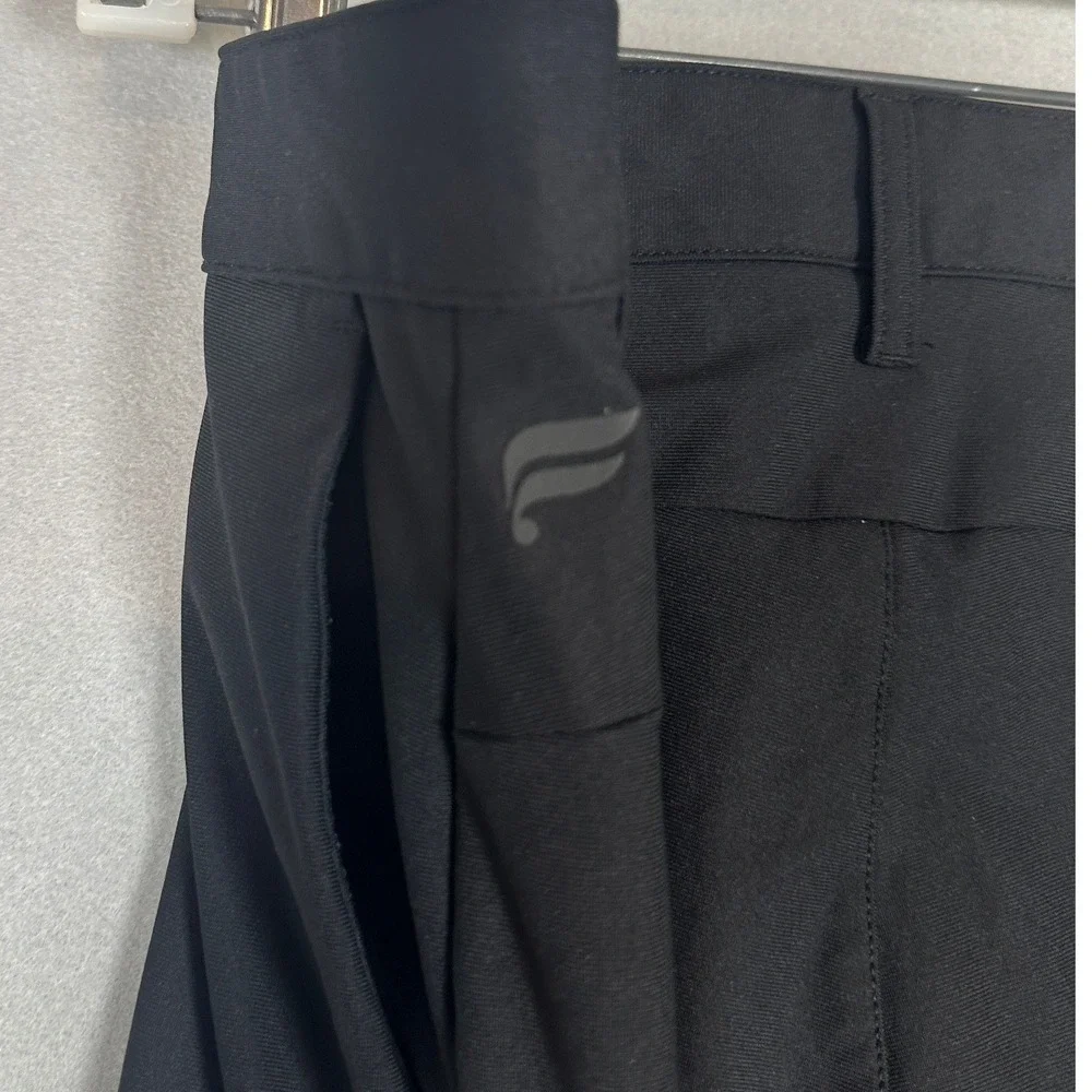 Fabletics Only-Way Pants Mens 36X30 Black Performance Chino Flat Front Straight
